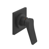 GESSI Rilievo встраиваемый смеситель для душа на 1 источник (внешние части), цвет: nero XL - Gidratop.ru изображение