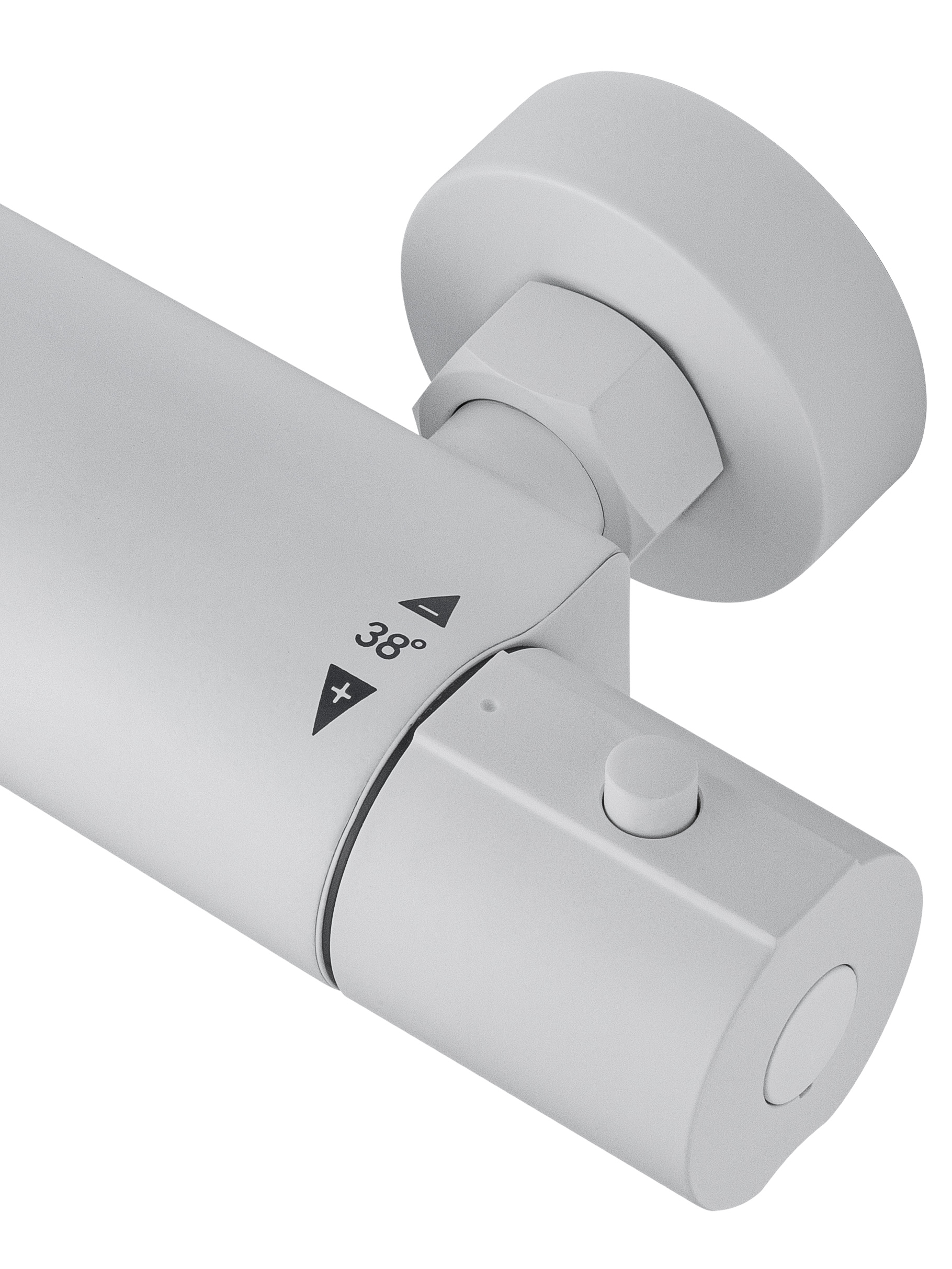 Смеситель для душа с термостатом WONZON & WOGHAND INN 6, Белый матовый (WW-B2029-A-MW) - Gidratop.ru изображение