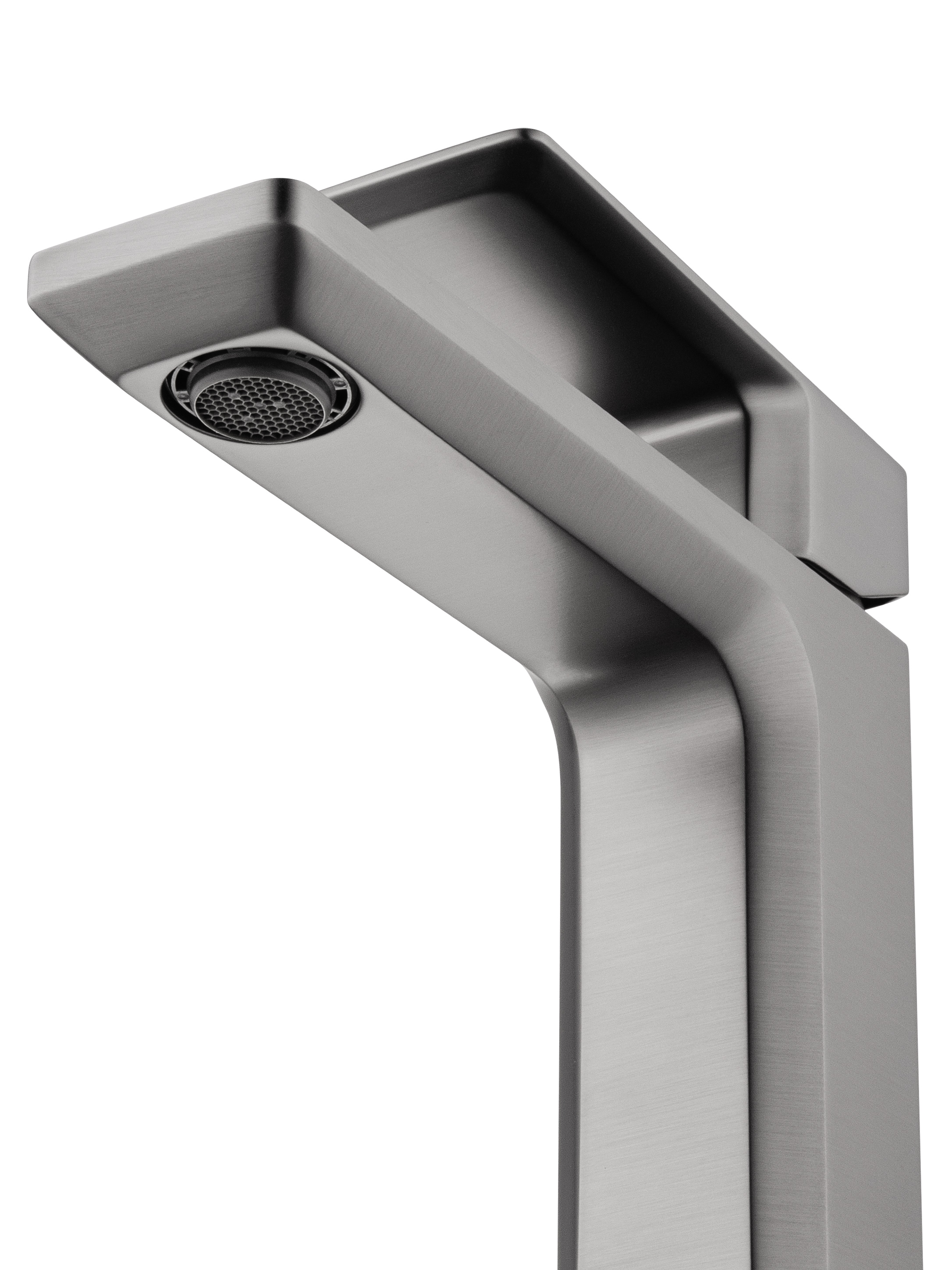 Смеситель для раковины WONZON & WOGHAND DIAMOND, Темный графит (WW-88139011-BGM) - Gidratop.ru изображение