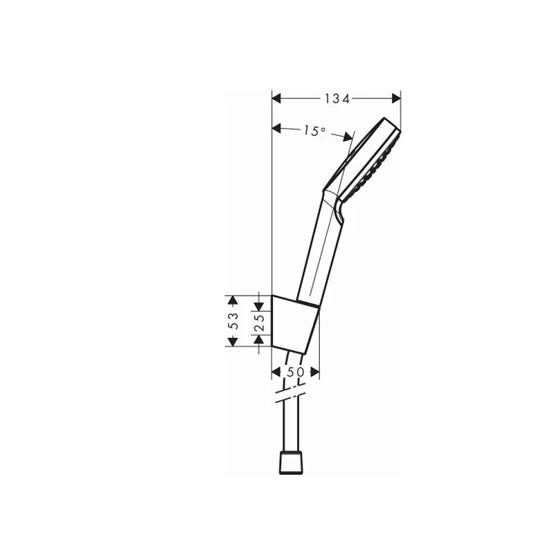Душевой комплект Hansgrohe, хром, 71400000/71070000/26690400 - Gidratop.ru изображение