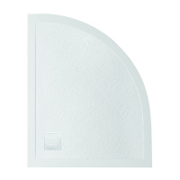 Душевой поддон из искусственного мрамора в комплекте с сифоном BelBagno UNO TRAY-MR-UNO-RH-120/80-550-35-W-L-CR - Gidratop.ru изображение