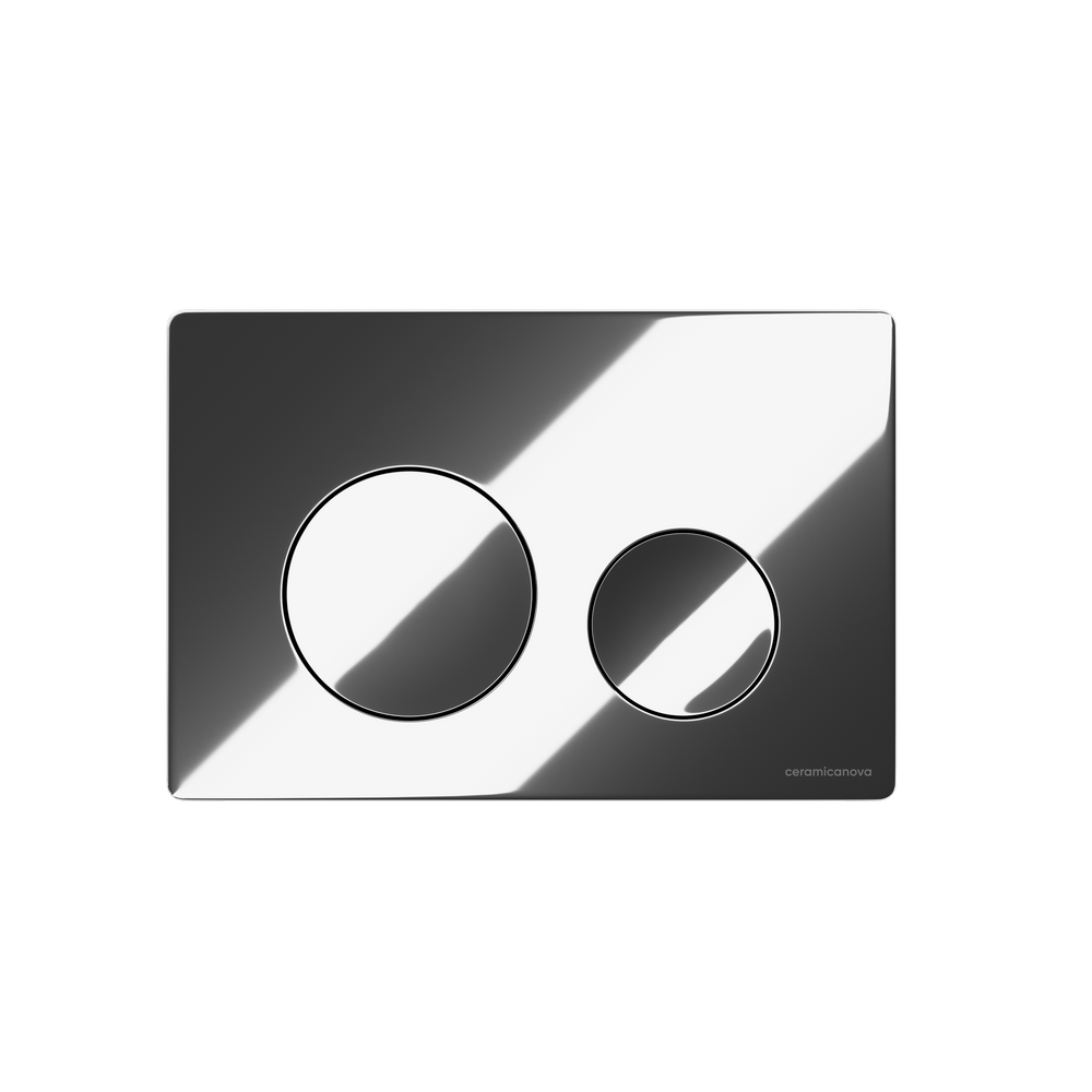 Система инсталляции для унитазов CERAMICANOVA Balance с кнопкой смыва Circle, цвет хром глянцевый, с креплениями, арт. CN121001CH - Gidratop.ru изображение