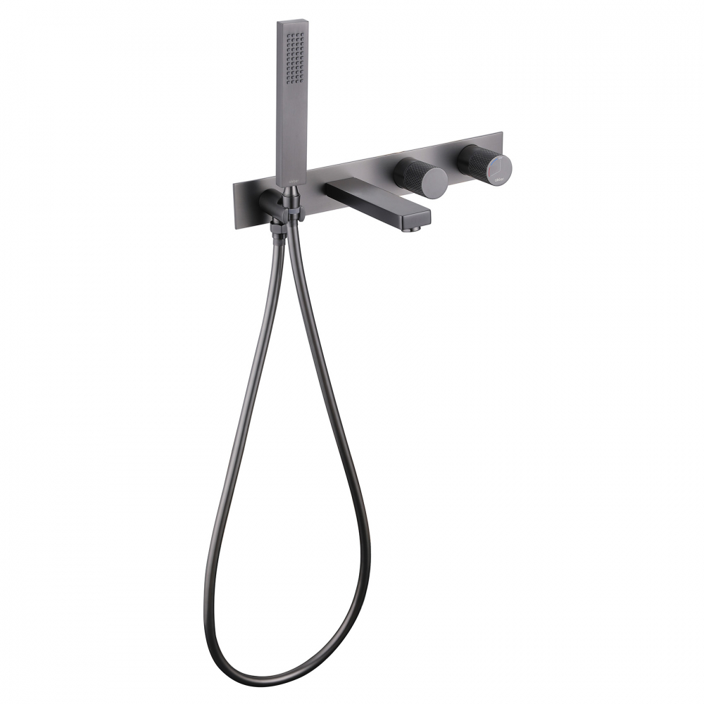 Смеситель ABBER Rund AF8730NG для ванны скрытого монтажа, никель - Gidratop.ru изображение