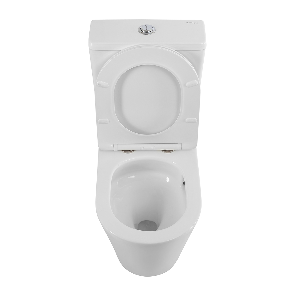 Унитаз-компакт безободковый BelBagno FLAY-TOR BB2149CP-TOR/BB2149T/BB089SC - Gidratop.ru изображение