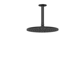 GESSI INCISO потолочная верхний душ шарнирная на 1/2,Oslash;300мм, цвет: Black XL - Gidratop.ru изображение