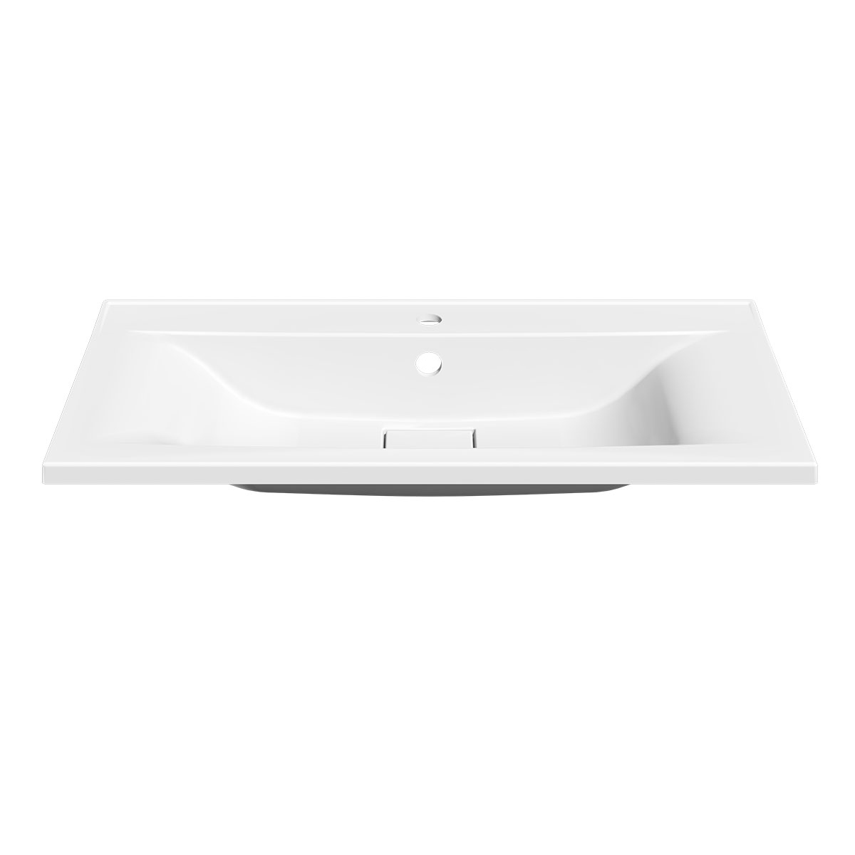 Раковина VCB-3M900W из искусственного камня, цвет белый - Gidratop.ru изображение