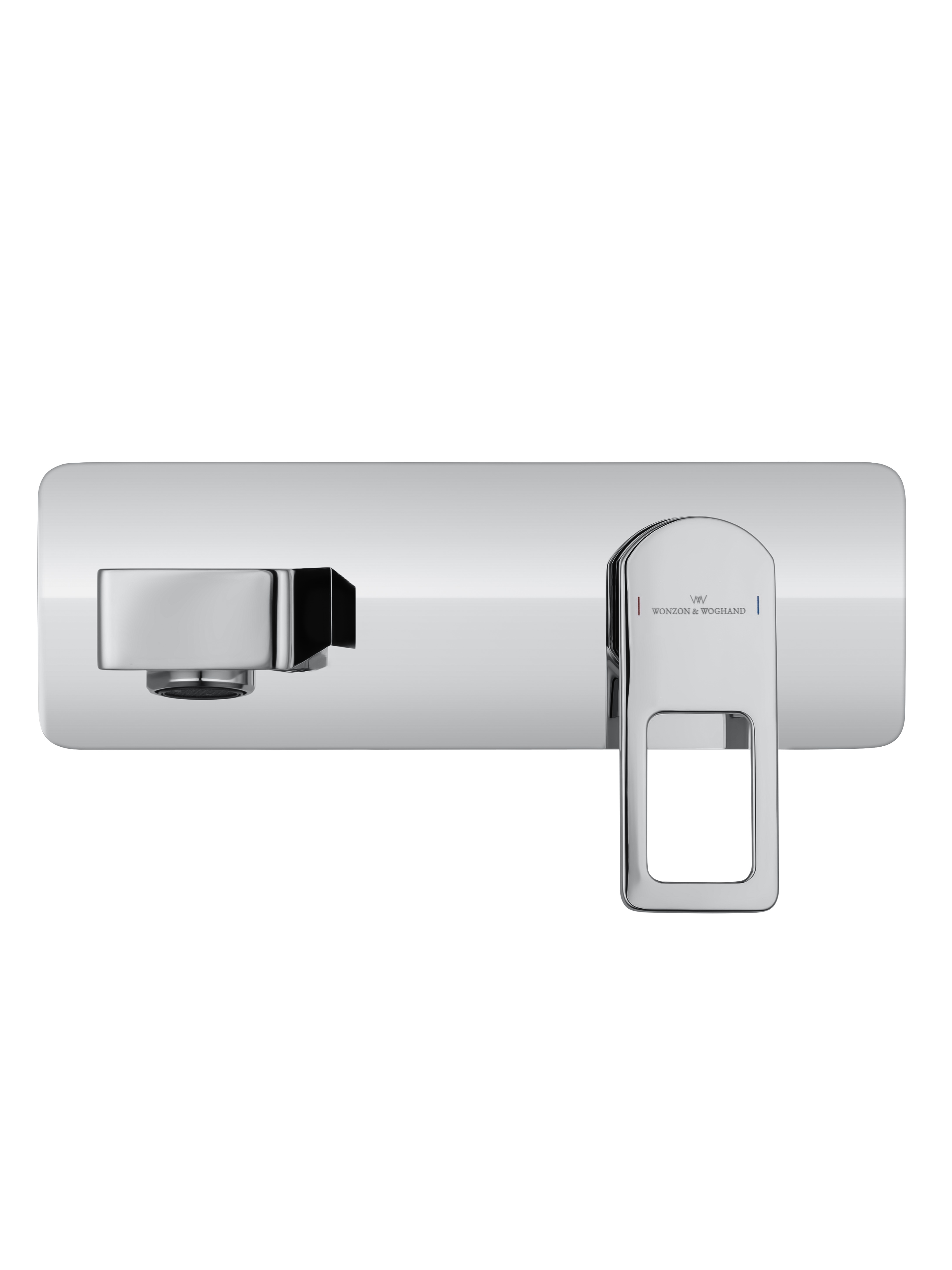 Смеситель для раковины встраиваемый WONZON & WOGHAND FRAME, Хром (WW-88869010-CR) - Gidratop.ru изображение
