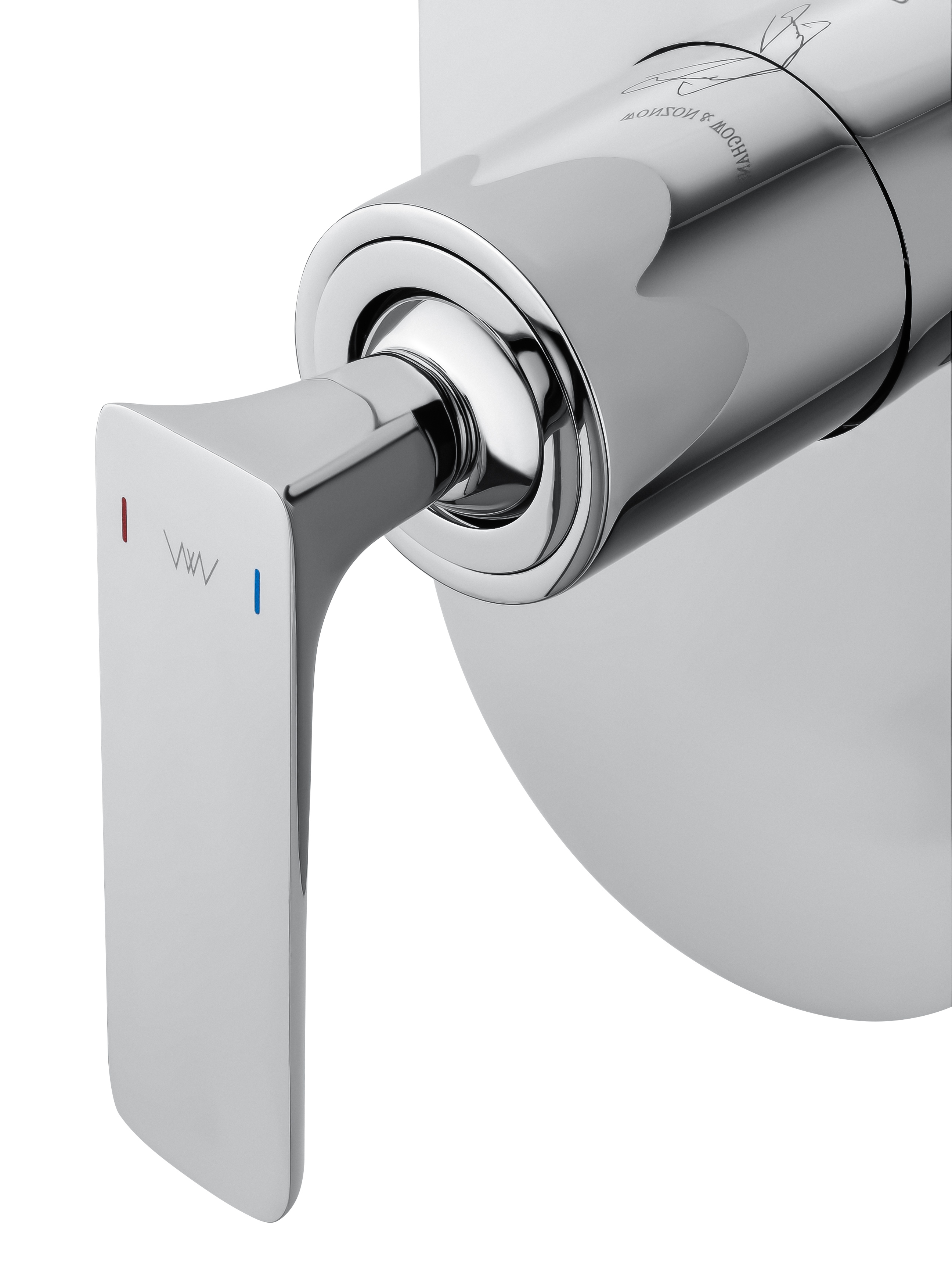 Смеситель для душа встраиваемый WONZON & WOGHAND SHARK, Хром (WW-484700-CR) - Gidratop.ru изображение