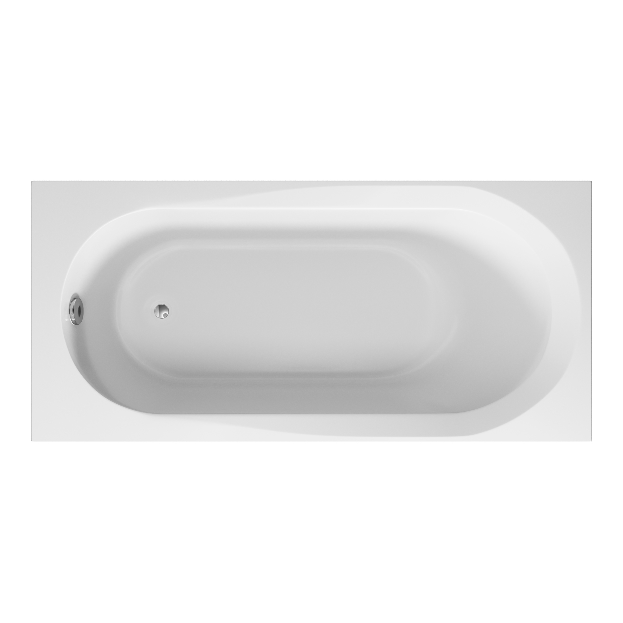 Ванна акриловая Vincea VBT-2B150-FR с каркасом 1500*700*480, пристенная, цвет белый - Gidratop.ru изображение