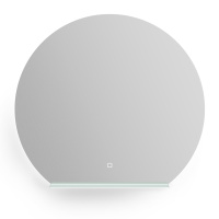 Зеркало с встроенным светильником и сенсорным выключателем с полкой SPC-RNG-1000-LED-TCH-MENS, 12W, 220-240V, 1000x30 - Gidratop.ru изображение