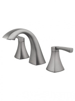 Смеситель для раковины на 3 отверстия WONZON & WOGHAND FLEX, Темный графит (WW-88083095-BGM) - Gidratop.ru изображение