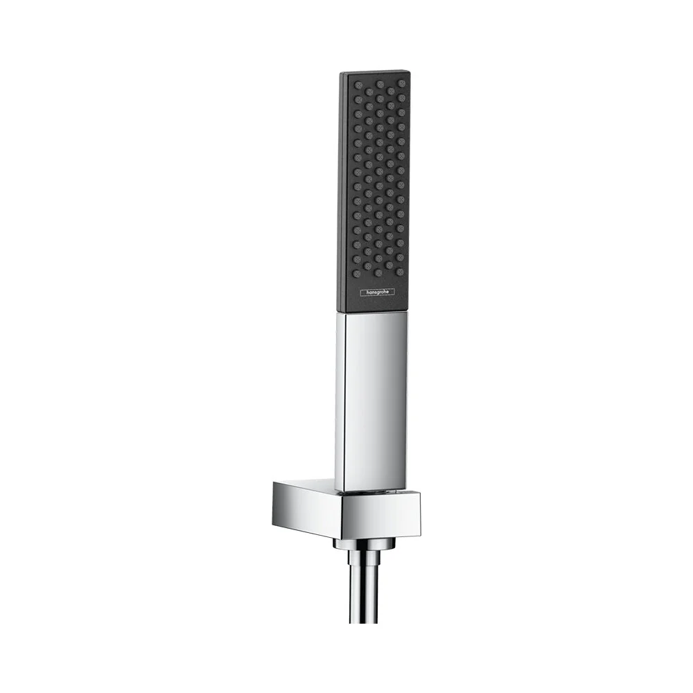 Душевой набор Hansgrohe Rainfinity 100 1jet, с держателем, шланг 160 см, хром, 26856000, 1 режим струи - Gidratop.ru изображение