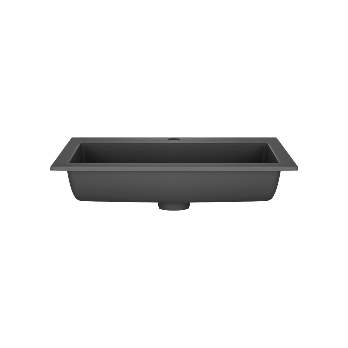 Раковина VCB-13600B из кварца, цвет черный - Gidratop.ru изображение