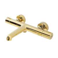 UNO Смеситель для ванны и душа, золото UNO-VASM-ORO - Gidratop.ru изображение