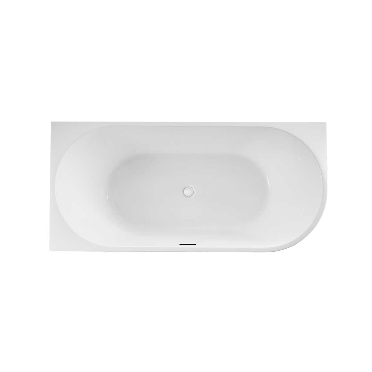 Ванна акриловая Vincea VBT-402-1700L, 1700*800*580, цвет белый, левая, слив-перелив в комплекте - Gidratop.ru изображение