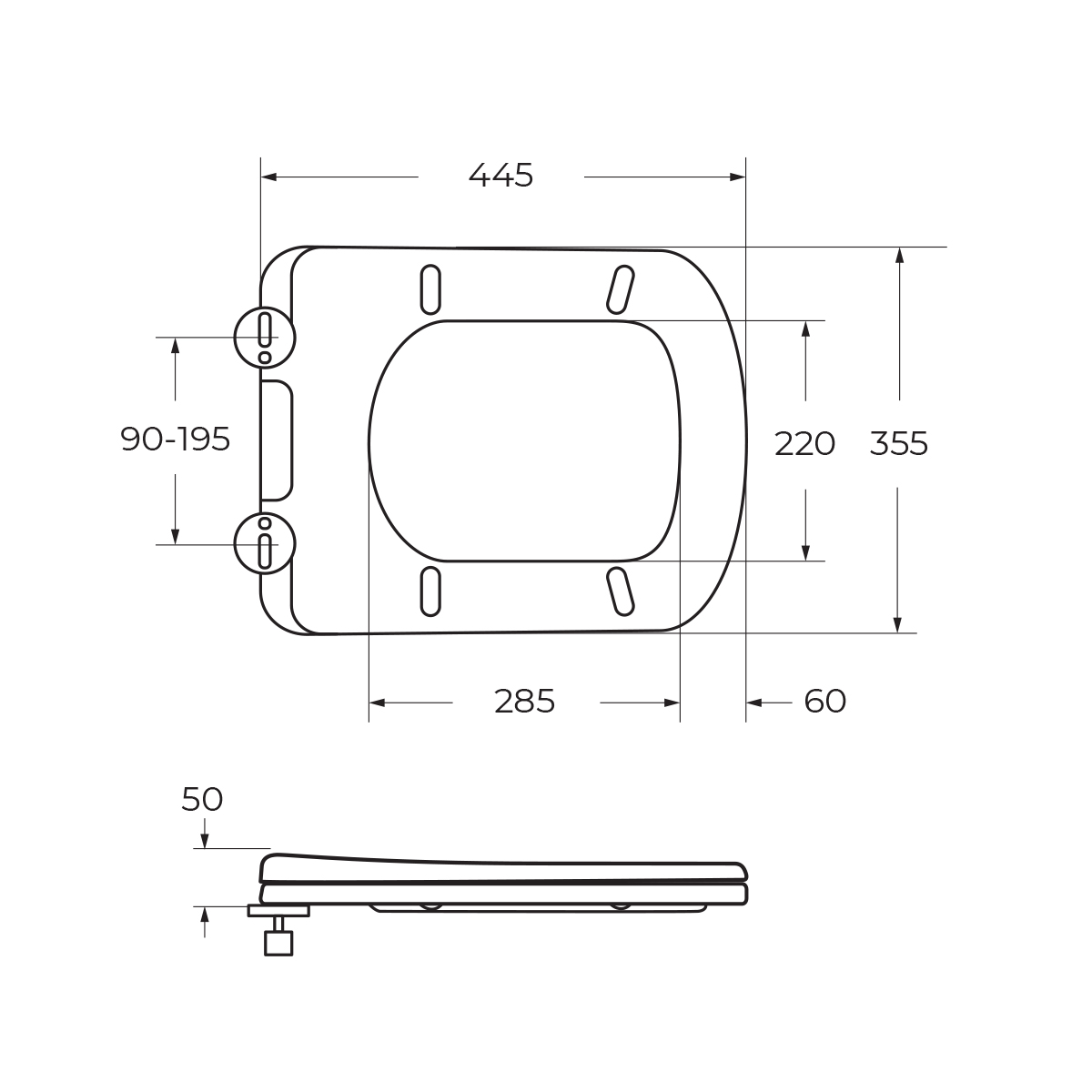 Унитаз приставной безободковый BelBagno PRADO BB10150CB/BB10150SC - Gidratop.ru изображение