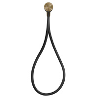 Gessi Hi-Fi душевой магнитные комплект, состоящий из вывода воды, держателя, Darkflex шланга 1,50 м и лейки, цвет: warm bronze brushed pvd - Gidratop.ru изображение