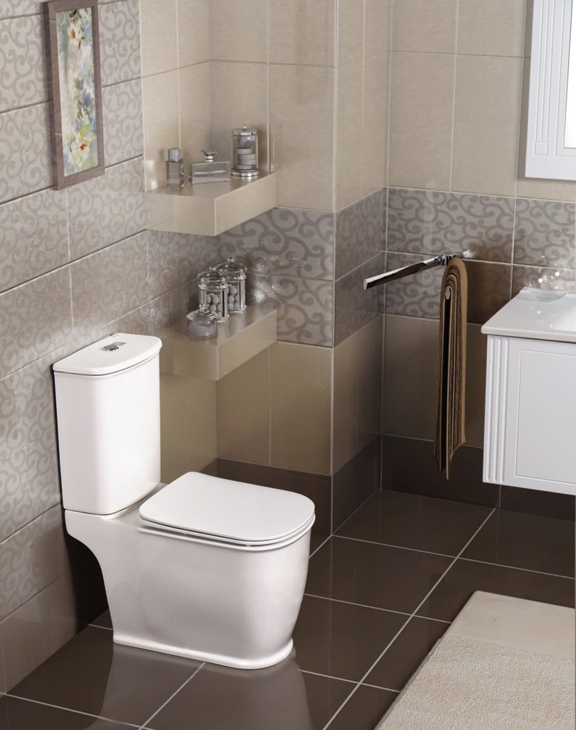 Унитаз-компакт безободковый BelBagno PRADO BB10150CP/BB10150SC - Gidratop.ru изображение