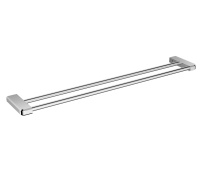 Полотенцедержатель двойной WONZON & WOGHAND, Хром (WW-V3102-CR) - Gidratop.ru изображение