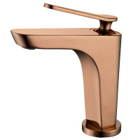 Смеситель ABBER Zeitlos AF8909RG для раковины, розовое золото - Gidratop.ru изображение