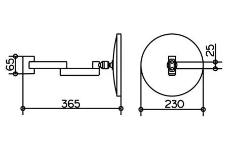 Косметическое зеркало Keuco Universal 17602 010000 - Gidratop.ru изображение