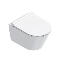 Catalano Zero Унитаз подвесной 50*35, безободковый, цвет белый глянцевый - Gidratop.ru изображение