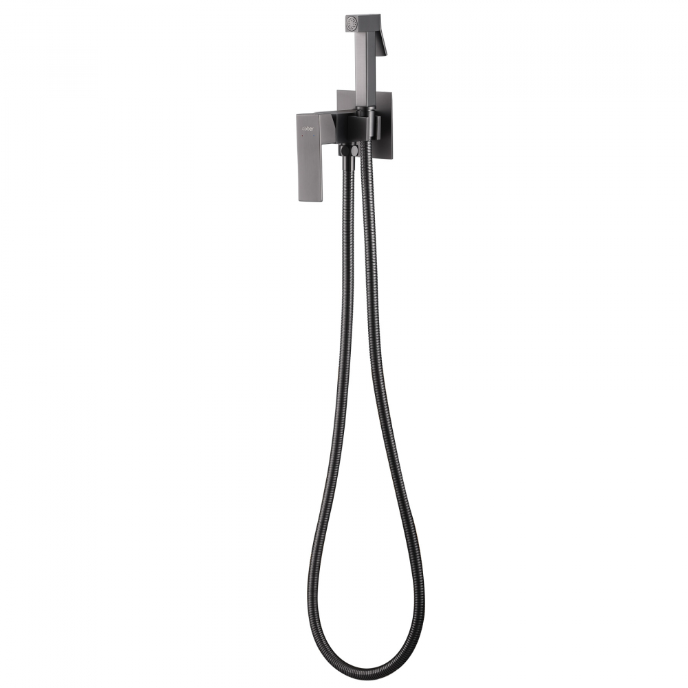 Смеситель ABBER Daheim AF8226NG с гигиеническим душем, никель - Gidratop.ru изображение