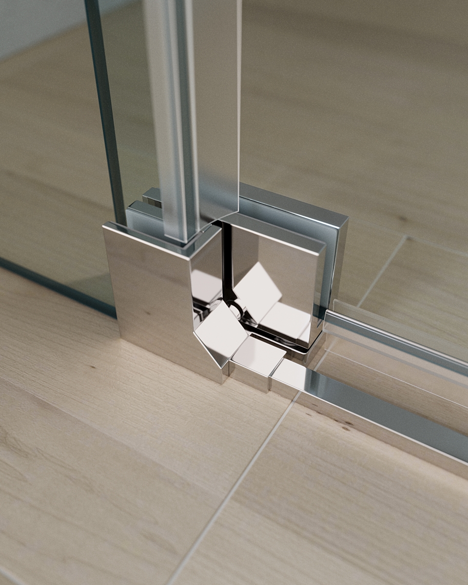 Душевой уголок CEZARES SLIDER-AH-1-90-100/110-C-Cr - Gidratop.ru изображение