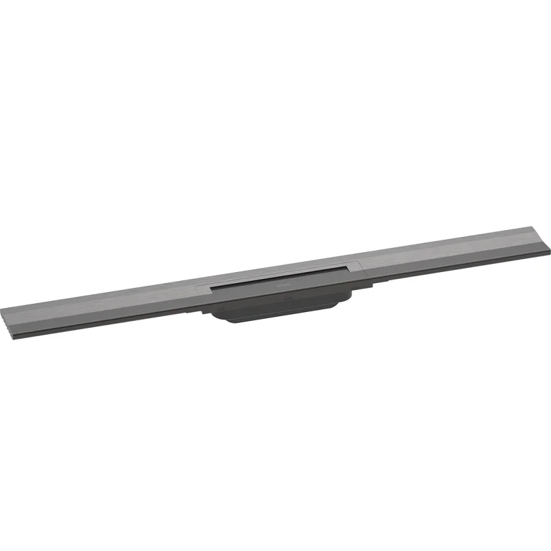 Решетка для дренажного канала Hansgrohe RainDrain Flex, 80 см, черный хром, 56051340 - Gidratop.ru изображение