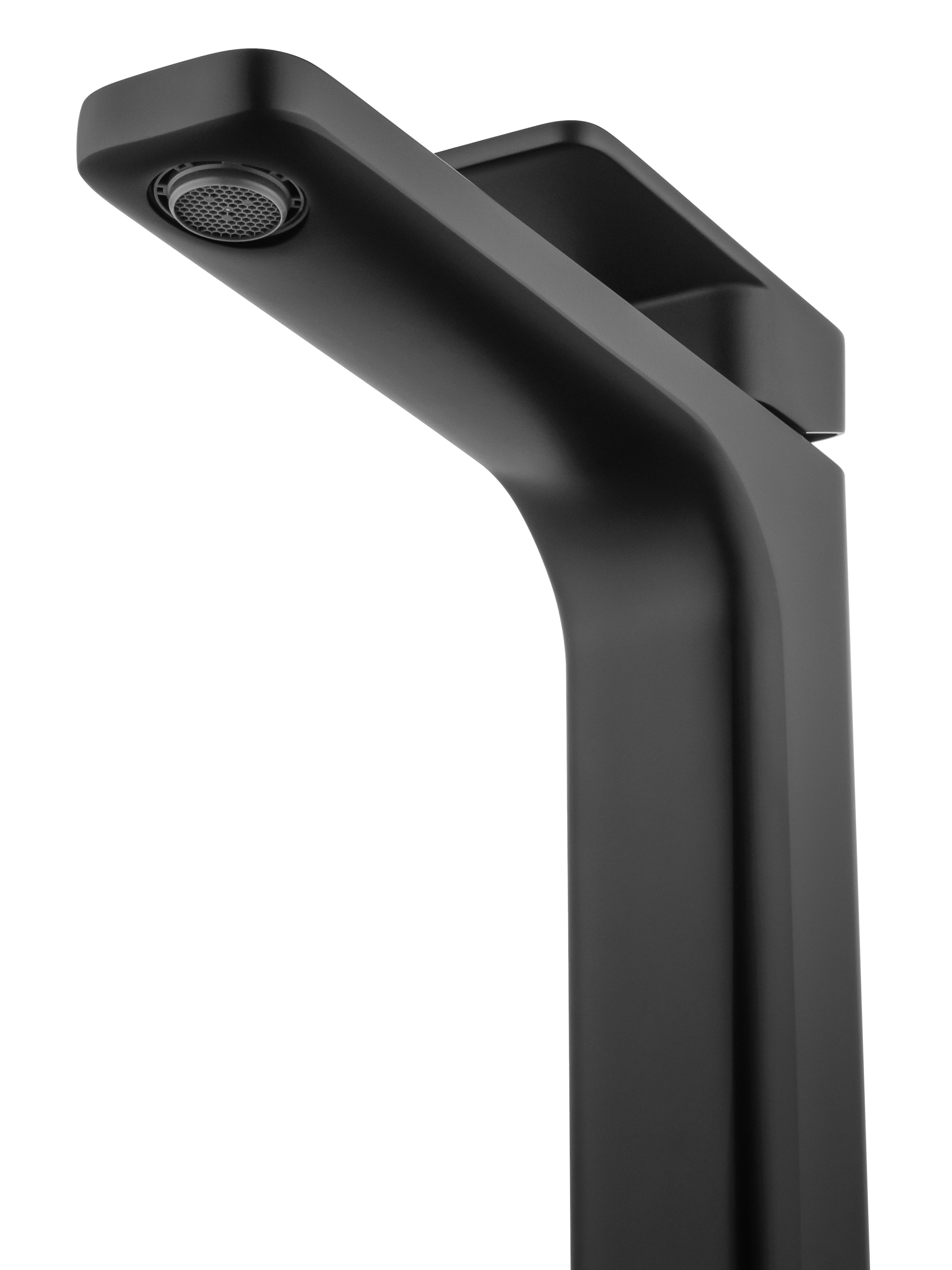 Смеситель для раковины высокий WONZON & WOGHAND ARNIE, Черный матовый (WW-691104-MB) - Gidratop.ru изображение