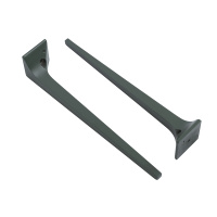 Ножки для шкафчика, комплект 2 штуки, высота 47 см, дерево 40322 Verde opaco - Gidratop.ru изображение