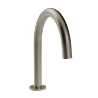 Gessi Emporio Via tortona излив для умывальника, средняя длина, без донного клапана, цвет: Finox Brushed Nickel - Gidratop.ru изображение