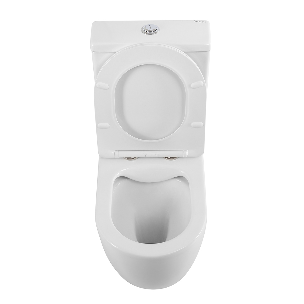 Унитаз-компакт безободковый BelBagno AMANDA BB051CPR/BB051T/BB089SC - Gidratop.ru изображение