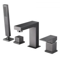 Смеситель ABBER Daheim AF8213NG на борт ванны, никель - Gidratop.ru изображение