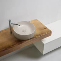 Раковина-чаша 40х15 см, без отв., цвет: Nocciola - Gidratop.ru изображение