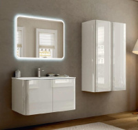 Зеркало со встроенной LED подстветкой и системой от запотевания Anti-Fog 44993, 95x70 - Gidratop.ru изображение