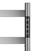 Полотенцесушитель электрический напольный WONZON & WOGHAND ESSEN, Темный графит (WW-A406-GM) - Gidratop.ru изображение