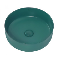 Раковина накладная ABBER Bequem AC2108MBG темно-зеленая матовая - Gidratop.ru изображение