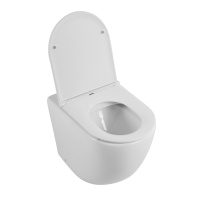 Унитаз приставной безободковый BelBagno SFERA-R BB2141CBR/BB870SC - Gidratop.ru изображение