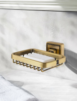 Мыльница с держателем WONZON & WOGHAND ROMA, Бронза (WW-7224) - Gidratop.ru изображение