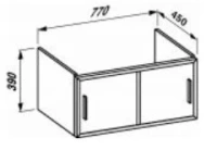 Шкаф под раковину Laufen Case 7695.1.070.500.1 белый - Gidratop.ru изображение