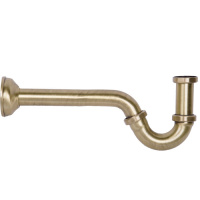 Сифон для биде 310мм, бронза - Gidratop.ru изображение