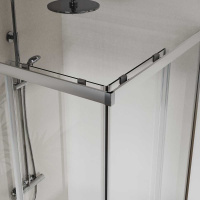 Душевой уголок City VSS-5CT800CL, 800*800, хром, стекло прозрачное - Gidratop.ru изображение