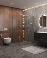 Душевой уголок CEZARES MOLVENO-AH-11-130/100-C-Cr-IV - Gidratop.ru изображение