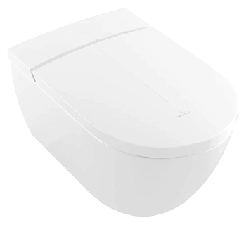 Подвесной унитаз-биде Villeroy & Boch ViClean-I200 V0E200R1, безободковый, с феном, альпийский белый
