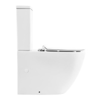 Унитаз-компакт безободковый BelBagno SFERA-R BB2141CPR/ BB2111SC - Gidratop.ru изображение