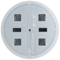 Зеркало с встроенным светильником, сенсорным выключателем, блютуз-модулем, микрофоном и динамиками SPC-RNG-700-LED-TCH-PHONE, 12W, 220-240V, 700x30 - Gidratop.ru изображение