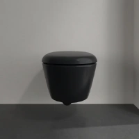 Подвесной унитаз Villeroy&Boch Antao 4674T0R7, безободковый, технология TwistFlush, Pure Black - Gidratop.ru изображение