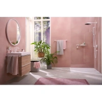 Смеситель для раковины Hansgrohe Tecturis S 73323700, с донным клапаном, цвет белый матовый - Gidratop.ru изображение