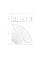 Полка для ванной угловая WONZON & WOGHAND, Хром (WW-4118) - Gidratop.ru изображение